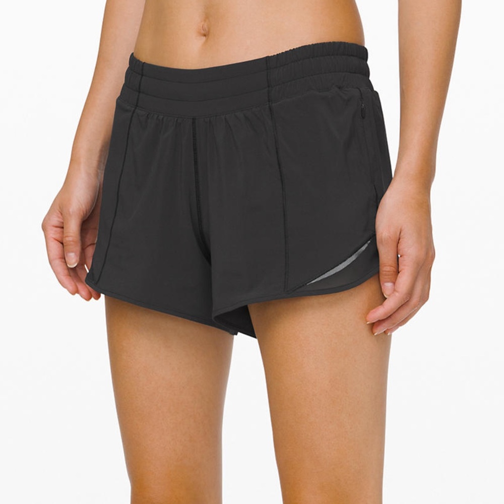 Black Lululemon Hotty Hot Short II